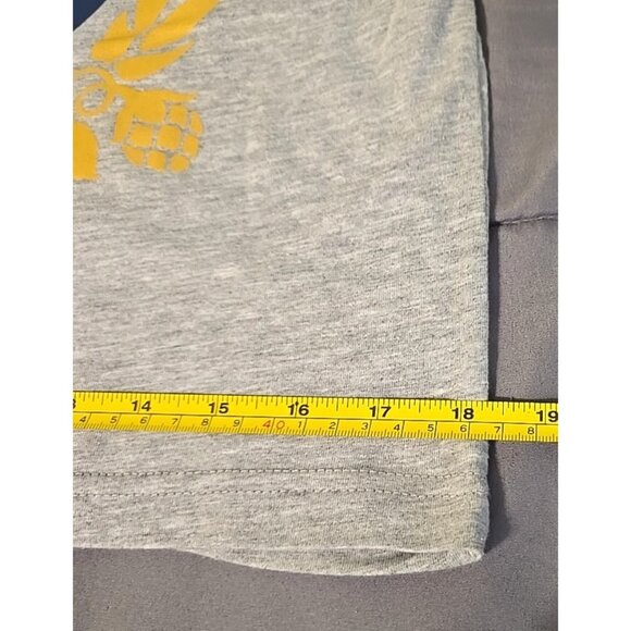 Miller Lite Tank Top Small Heather Grey Navy Blue Trim with Logo New with Tags - Picture 8 of 11